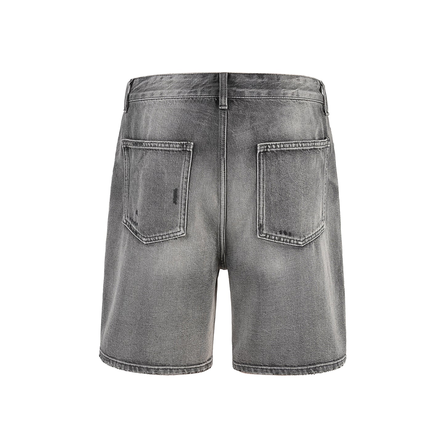 denim shorts holed