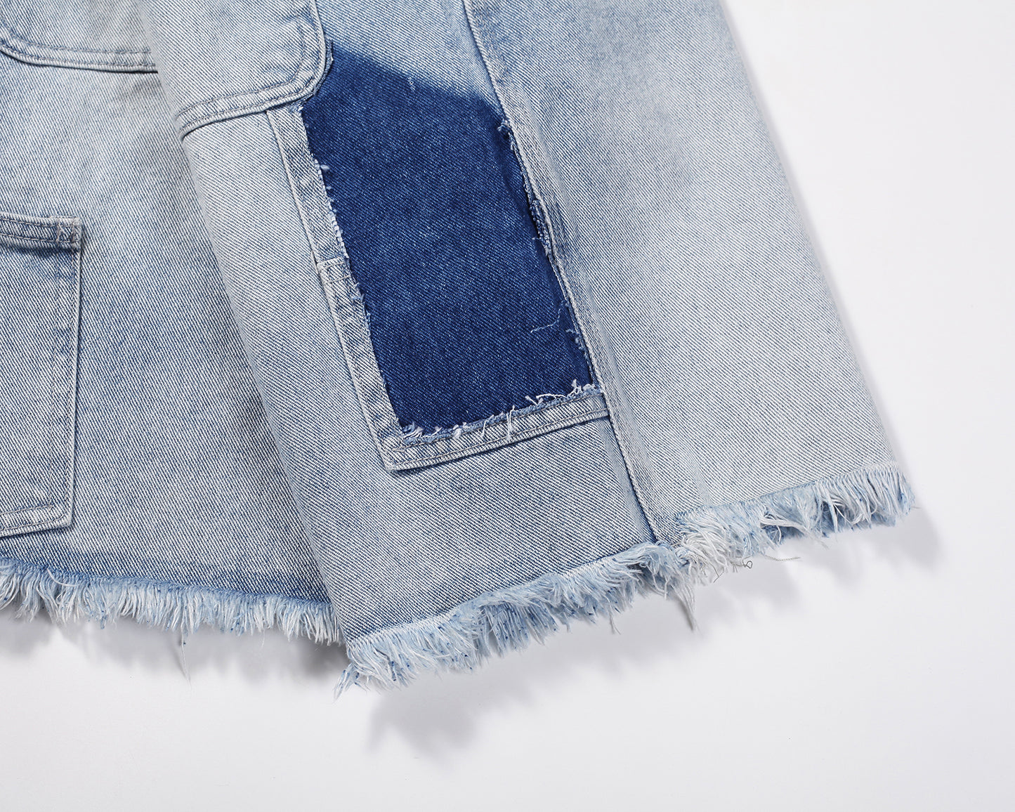 light broken shorts