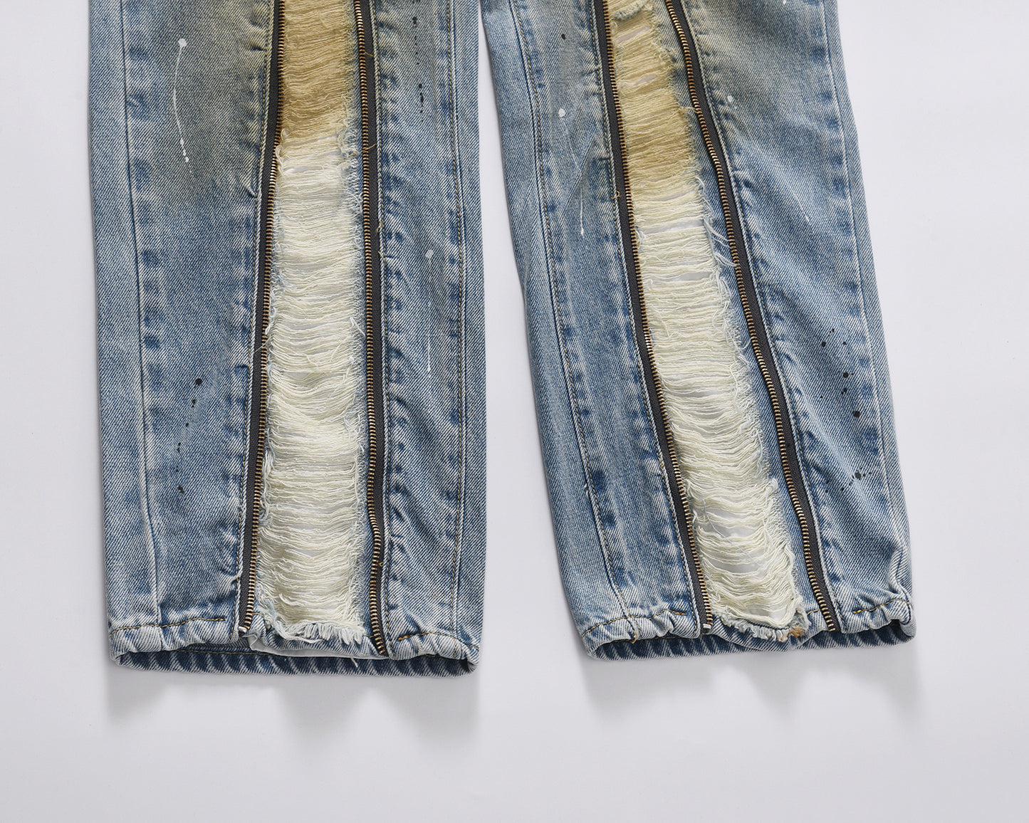 Denim Zip Retro