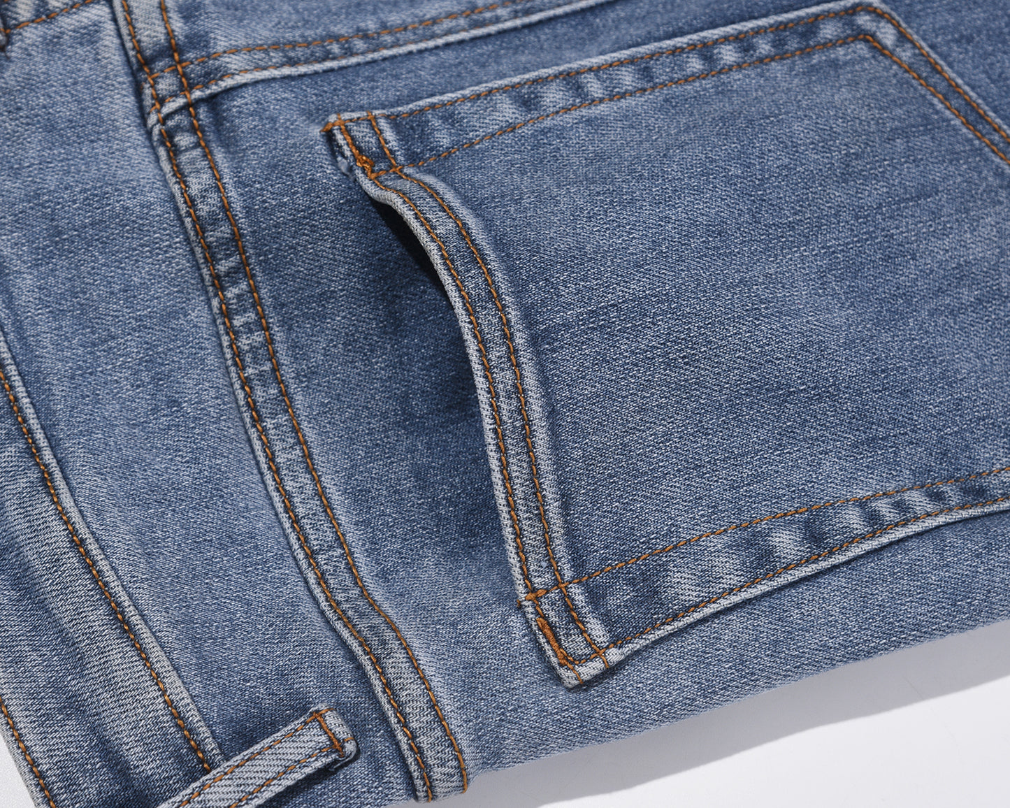 Denim broken tears