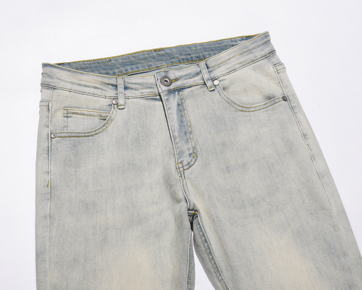 Denim straight classic light grey