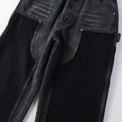Denim flared black 2.0