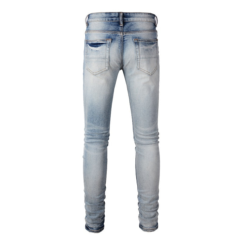 Denim slim fit bandana broke