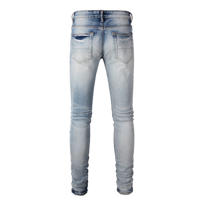 Denim slim fit bandana broke
