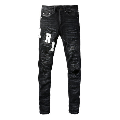 Denim slim fit AMR peluche