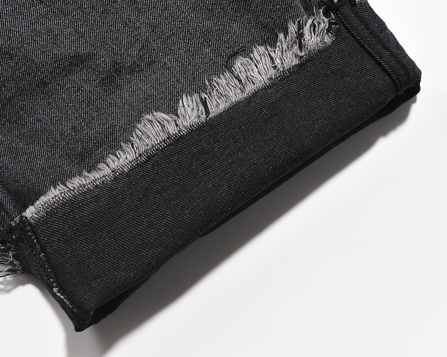 denim shorts classic black