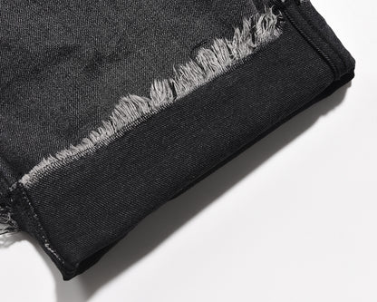 denim shorts classic black