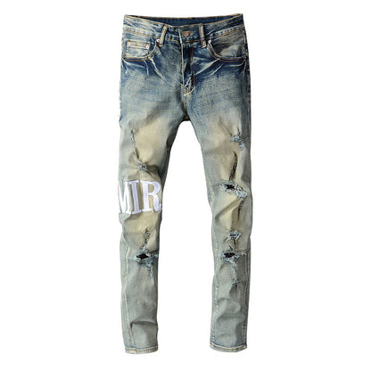 Denim slim fit AMR fade script
