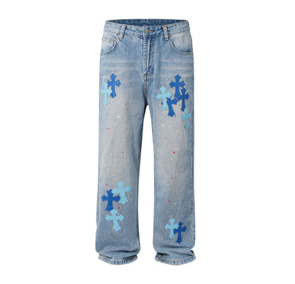 Jeans Con Croci