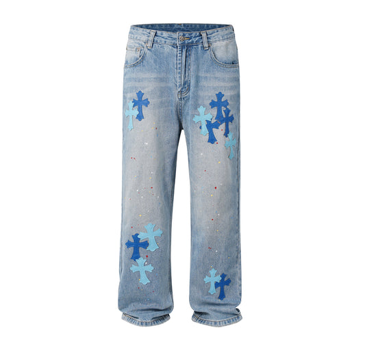 Jeans Con Croci