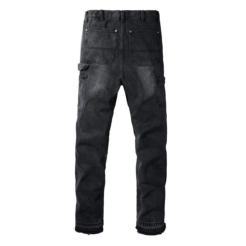 Denim flared black 2.0