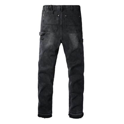 Denim flared black 2.0