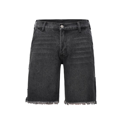 denim shorts classic black