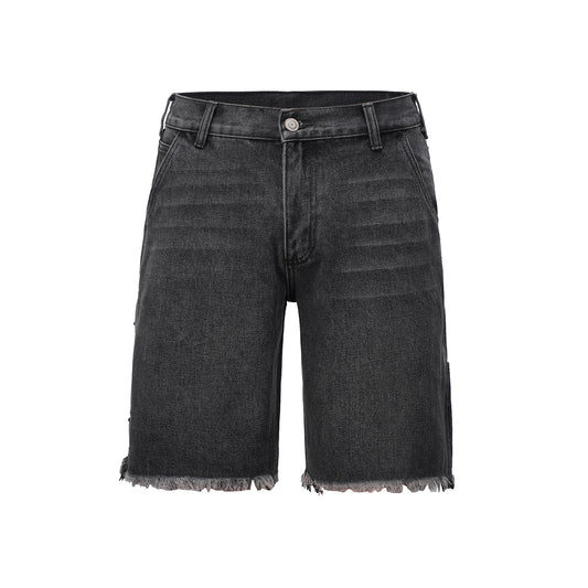 denim shorts classic black