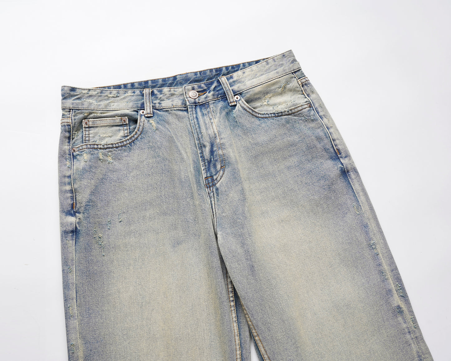 Denim baggy washed