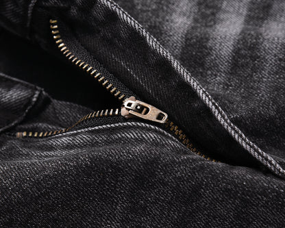 Denim flared Paint