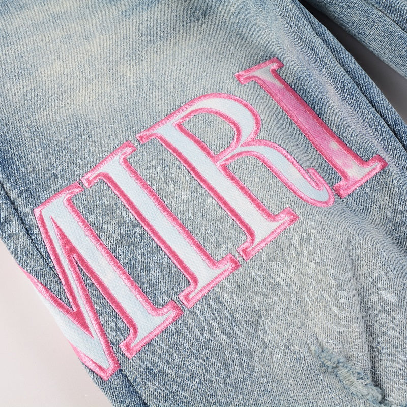 Denim slim fit AMR rose