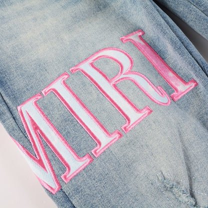 Denim slim fit AMR rose