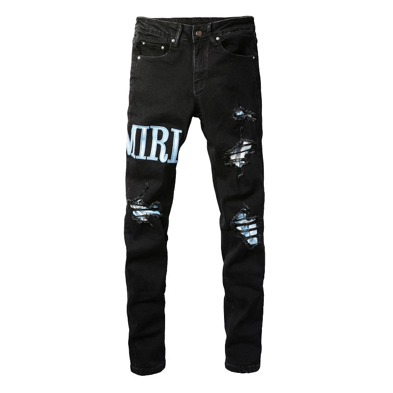 Denim slim fit AMR cloud light