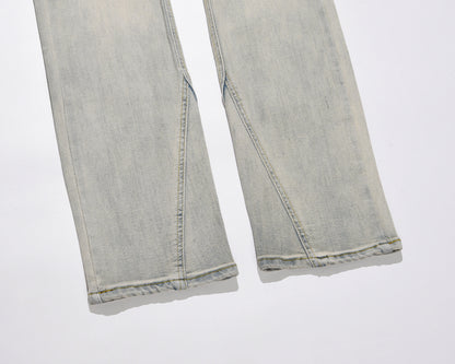 Denim straight classic light grey