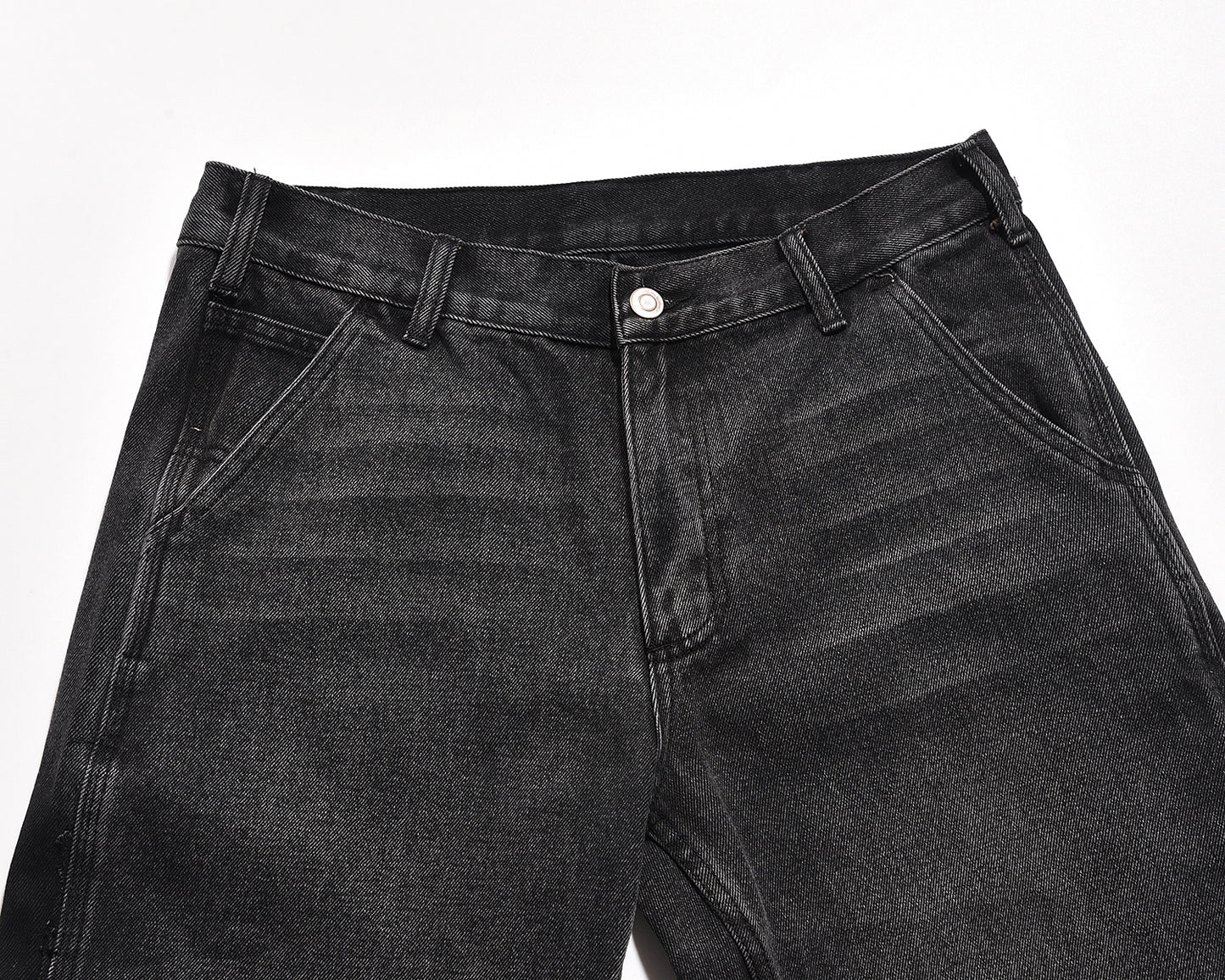 denim shorts classic black