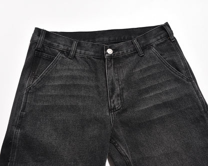 denim shorts classic black