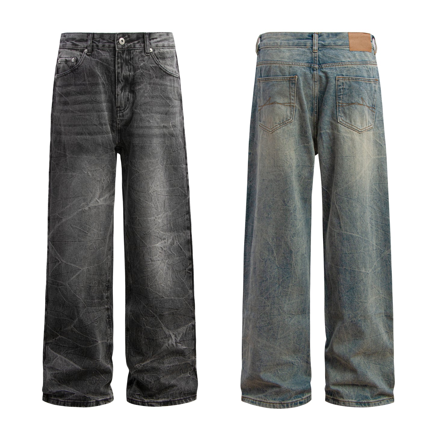 Denim straight leg 2 colors