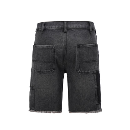 denim shorts classic black