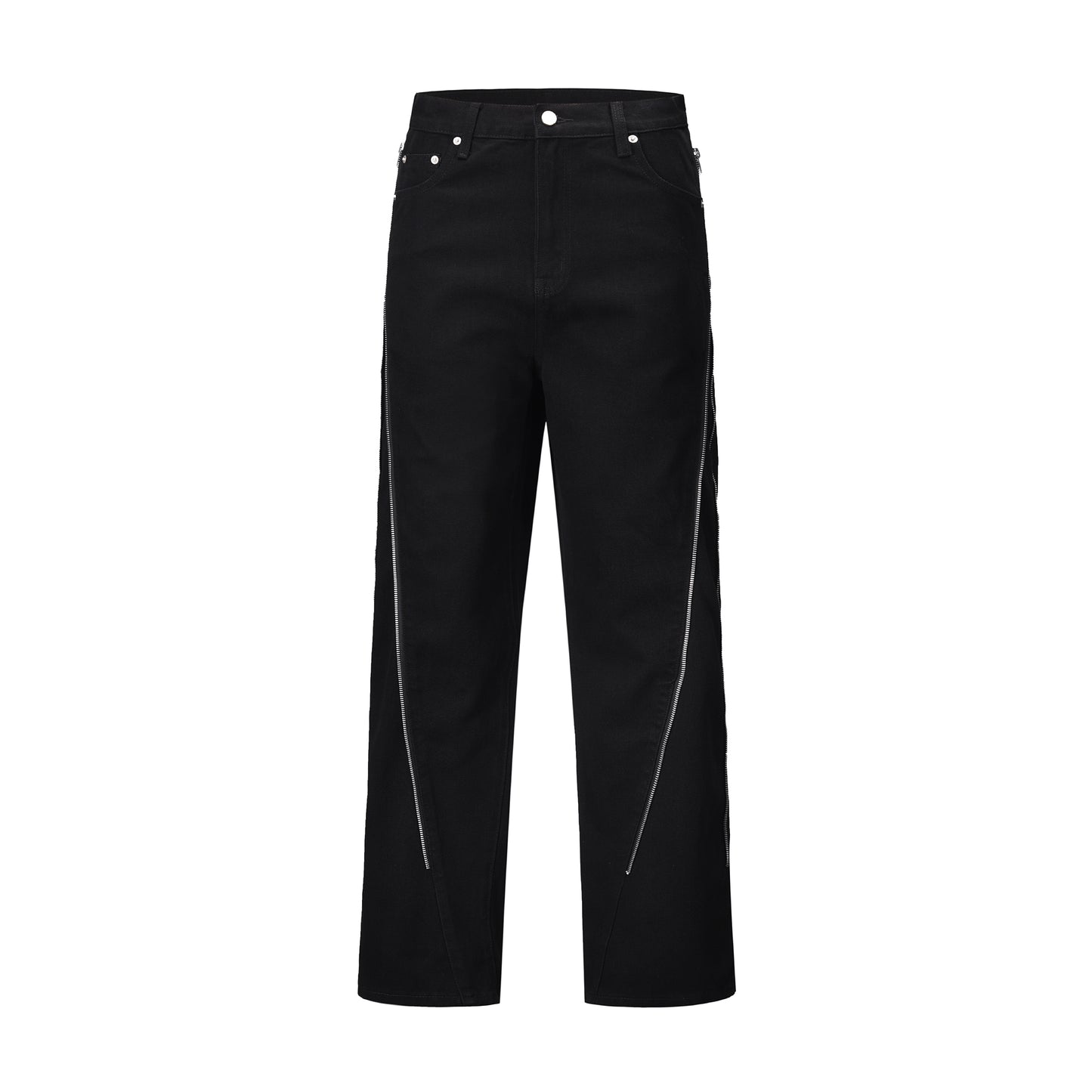 Denim Black Zip