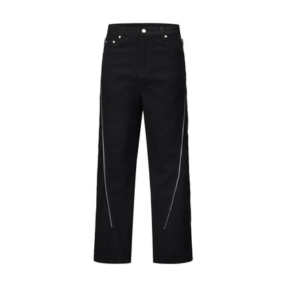 Denim Black Zip