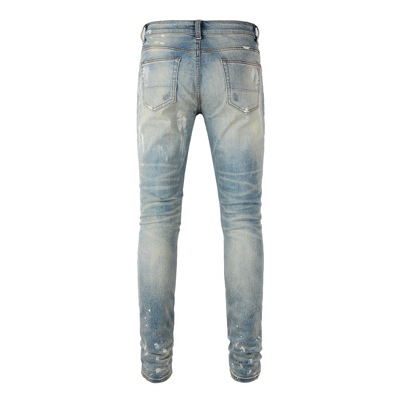 Denim slim fit print 2.0