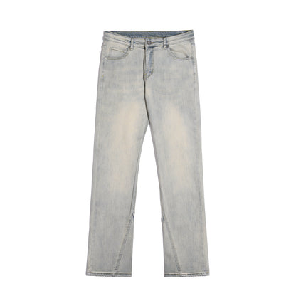Denim straight classic light grey