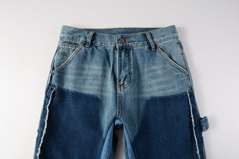 Denim flared classic faded