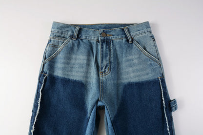 Denim flared classic faded