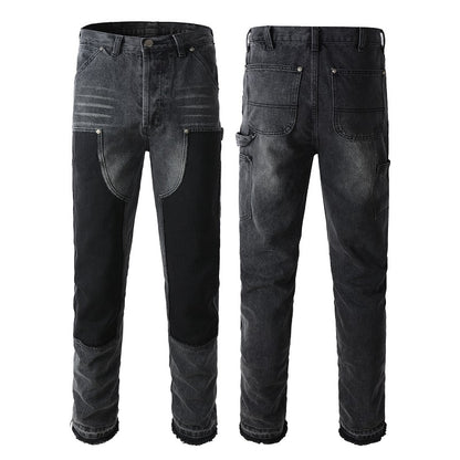 Denim flared black 2.0