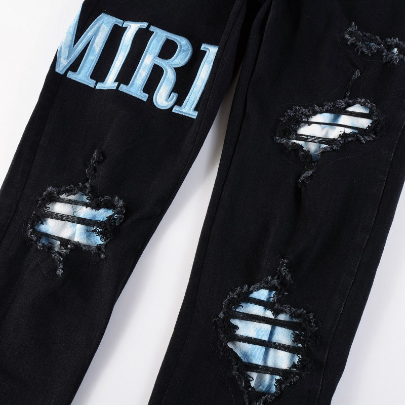 Denim slim fit AMR cloud light