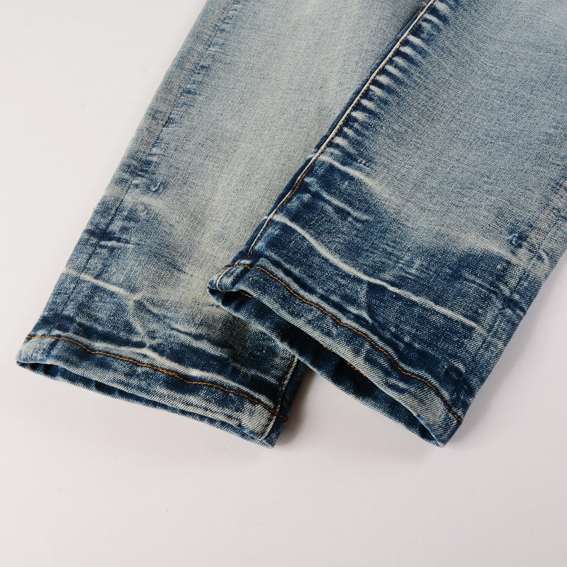 Denim slim fit bandana broke