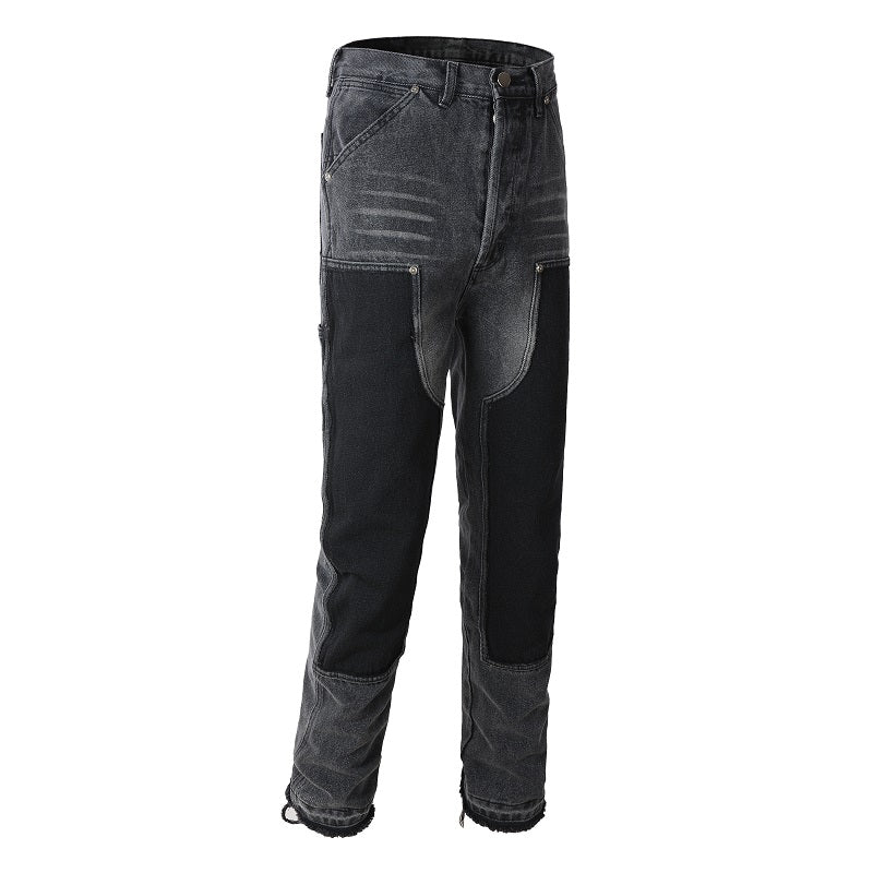 Denim flared black 2.0