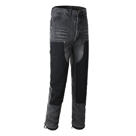 Denim flared black 2.0